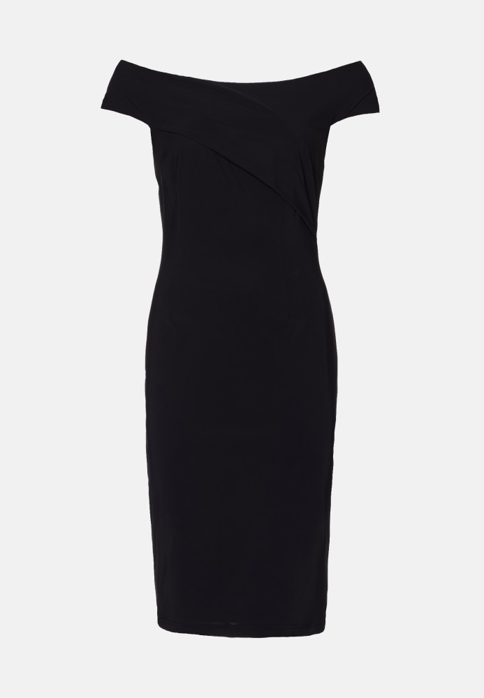 Kleid kurz black - Stretch